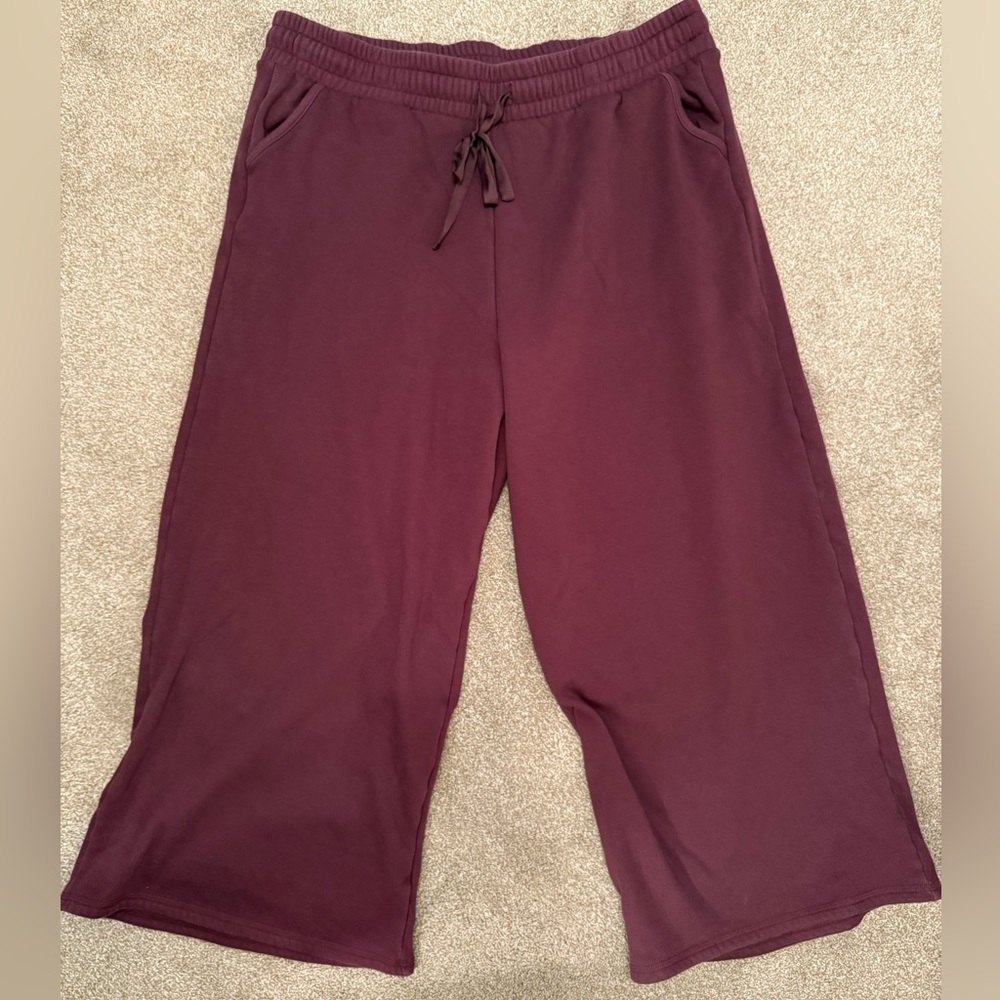 Torrid Burgundy Fleece Lined Lounge Pants